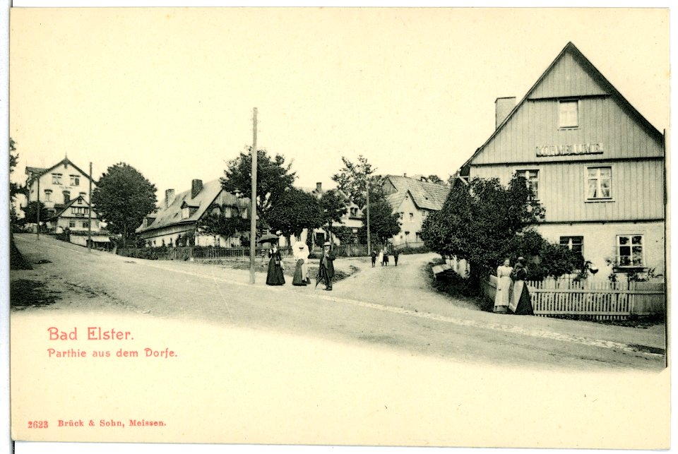 02623-Bad Elster-1902-Partie aus dem Dorfe-Brück & Sohn Kunstverlag