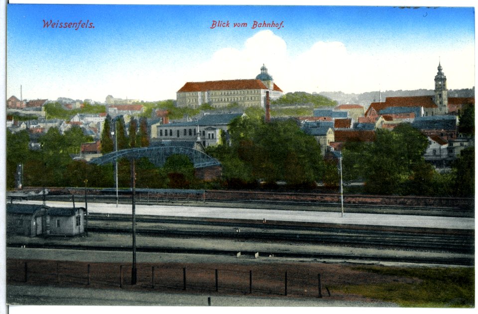 03100-Weißenfels-1903-Total vom Bahnhof-Brück & Sohn Kunstverlag