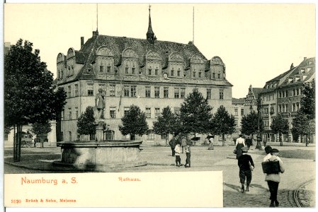 03120-Naumburg-1903-Rathaus-Brück & Sohn Kunstverlag