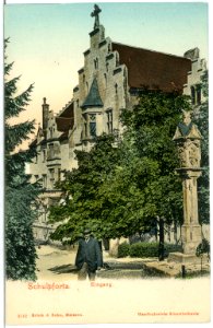 03142-Schulpforta-1903-Eingang-Brück & Sohn Kunstverlag