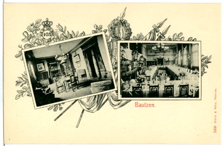 02608-Bautzen-1902-Kasino IV. Infanterie-Regiment-Brück & Sohn Kunstverlag