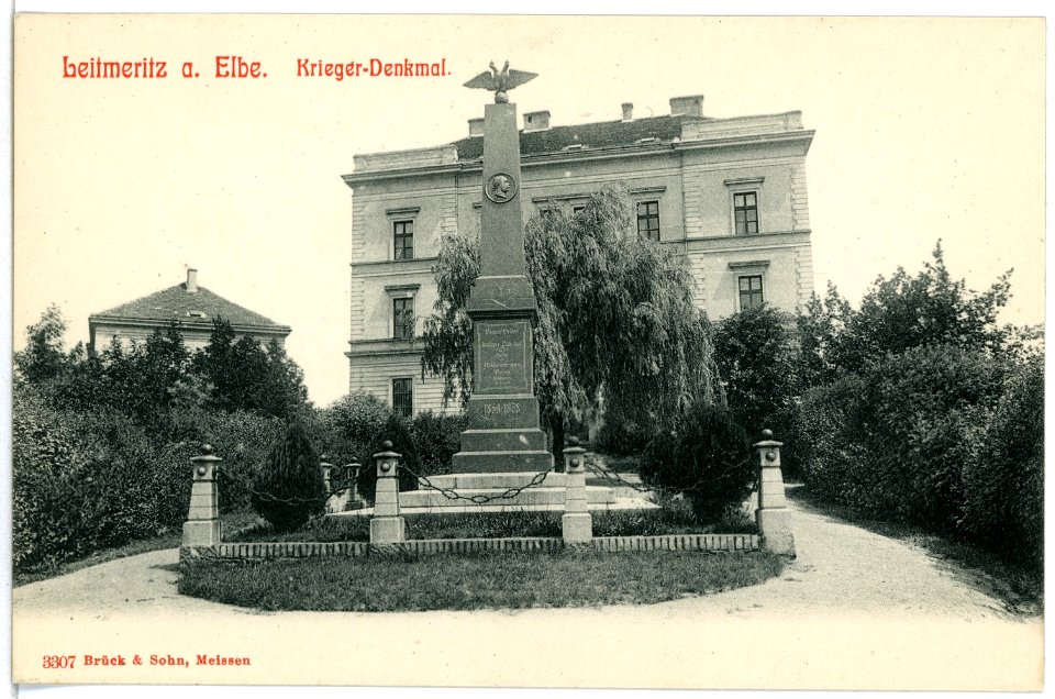 03307-Leitmeritz-1903-Kriegerdenkmal-Brück & Sohn Kunstverlag