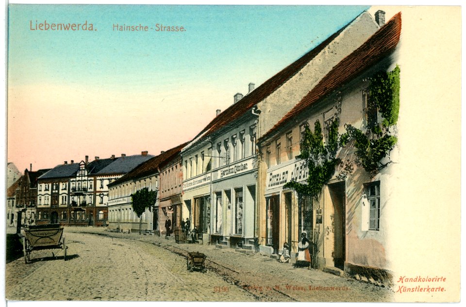 03190-Liebenwerda-1903-Hainsche Straße-Brück & Sohn Kunstverlag