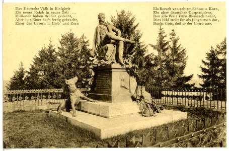 03081-Rudelsburg-Kösen-1903-Bismarkdenkmal-Brück & Sohn Kunstverlag