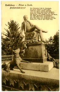 03080-Rudelsburg-Kösen-1903-Bismarkdenkmal-Brück & Sohn Kunstverlag