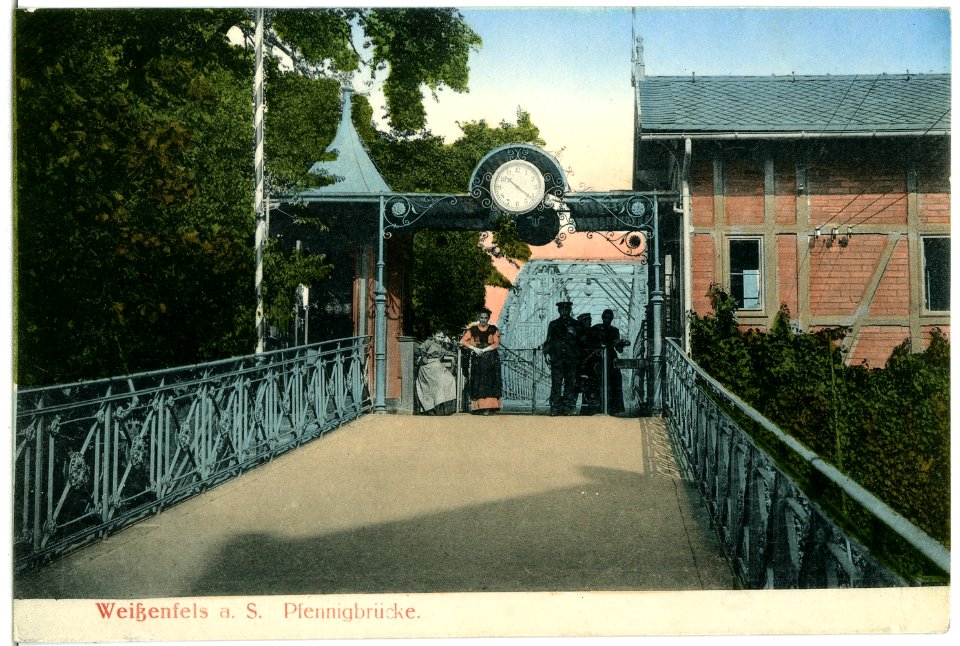 03101-Weißenfels-1903-Pfennigbrücke-Brück & Sohn Kunstverlag