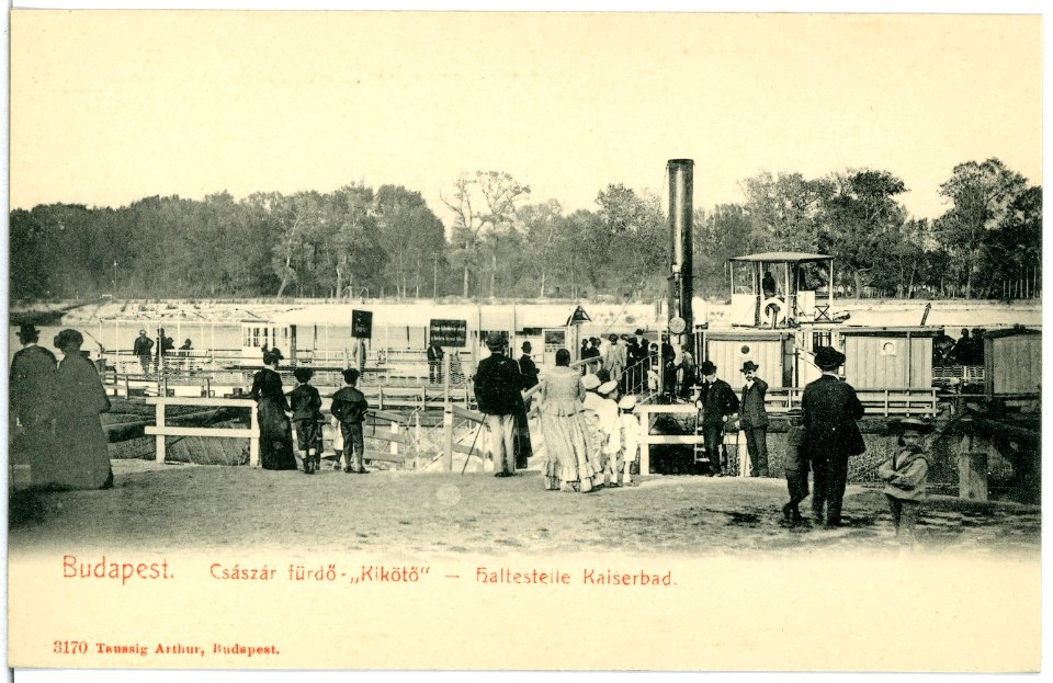 03170-Budapest-1903-Haltestelle Kaiserbad-Brück & Sohn Kunstverlag