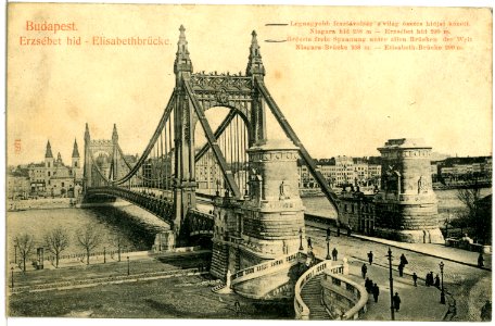 03271-Budapest-1903-Elisabethbrücke-Brück & Sohn Kunstverlag