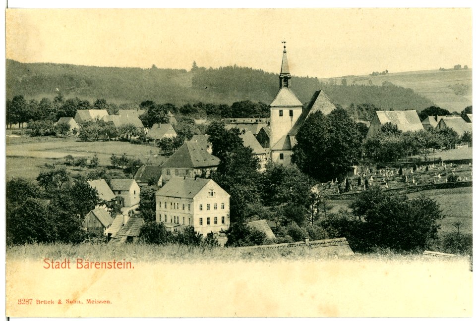 03287-Bärenstein-1903-Blick auf Bärenstein-Brück & Sohn Kunstverlag