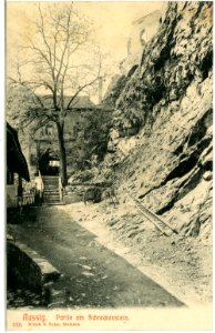 03321-Aussig-1903-Am Schreckenstein-Brück & Sohn Kunstverlag