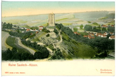 03083-Kösen-1903-Ruine Saaleck-Brück & Sohn Kunstverlag