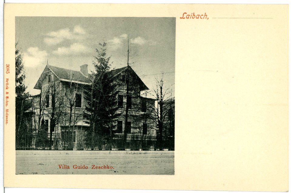 03085-Laibach-1903-Villa Guido Zeschko-Brück & Sohn Kunstverlag