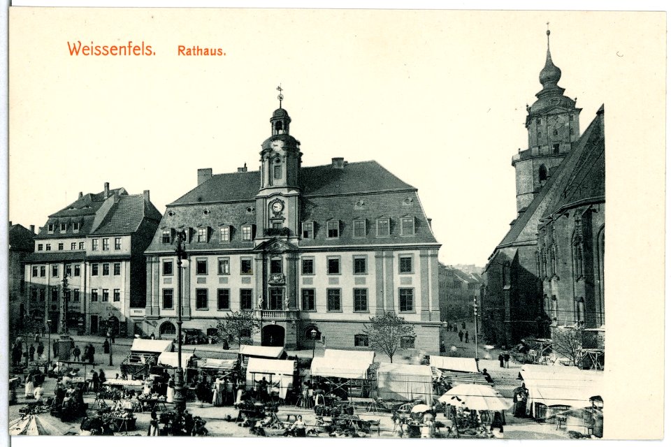 03110-Weißenfels-1903-Rathaus-Brück & Sohn Kunstverlag