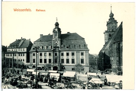 03110-Weißenfels-1903-Rathaus-Brück & Sohn Kunstverlag