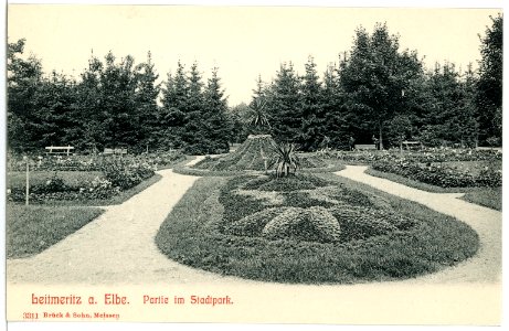 03311-Leitmeritz-1903-Stadtpark-Brück & Sohn Kunstverlag