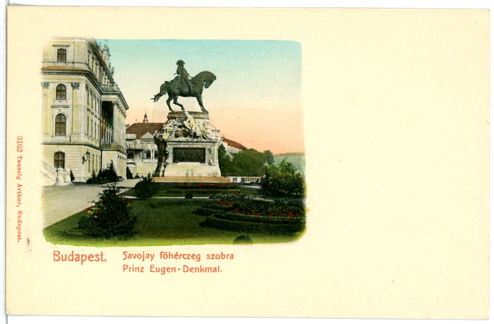 03162-Budapest-1903-Prinz Eugen Denkmal-Brück & Sohn Kunstverlag
