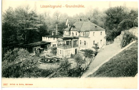02827-Kötzschenbroda-1903-Grundmühle-Brück & Sohn Kunstverlag