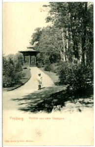 03060-Freiberg-1903-Stadtpark-Brück & Sohn Kunstverlag