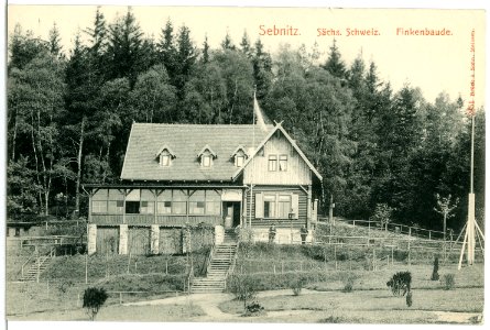 02851-Sebnitz-1903-Finkenbaude-Brück & Sohn Kunstverlag