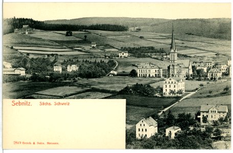 02849-Sebnitz-1903-Blick auf Sebnitz-Brück & Sohn Kunstverlag