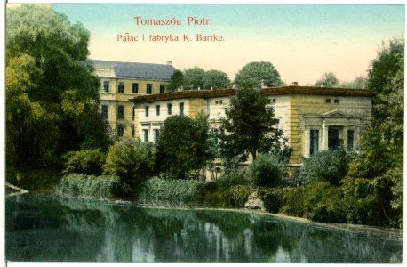 02868-Tomaszow Piotr.-1903-Palac i. fabryka K. Bartke.-Brück & Sohn Kunstverlag