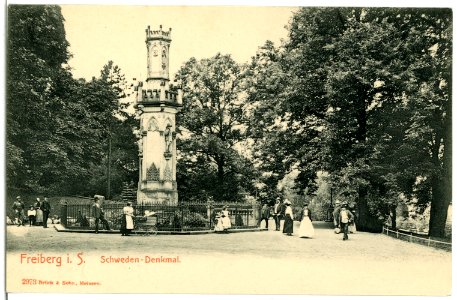 02973-Freiberg-1903-Schweden-Denkmal-Brück & Sohn Kunstverlag
