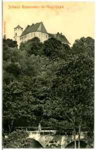 03289-Bärenstein-1903-Schloß vom Müglitztal-Brück & Sohn Kunstverlag