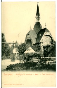 03035-Budapest-1903-Restaurant und Cafe Kaiserhof-Brück & Sohn Kunstverlag