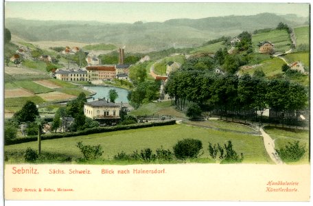 02850-Sebnitz-1903-Blick nach Hainersdorf-Brück & Sohn Kunstverlag