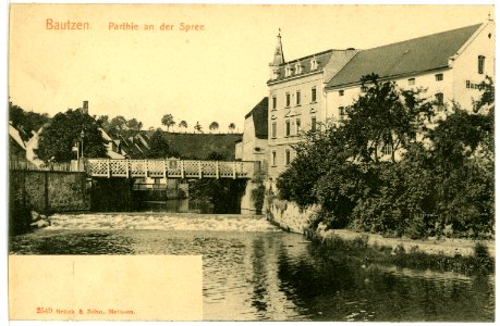 02549-Bautzen-1902-Partie an der Spree-Brück & Sohn Kunstverlag