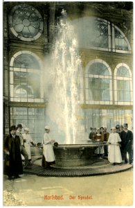 01900-Karlsbad-1901-Der Sprudel-Brück & Sohn Kunstverlag