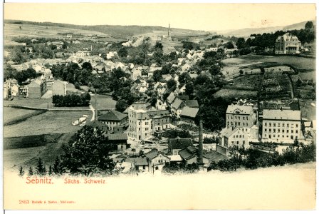 02853-Sebnitz-1903-Blick über Sebnitz-Brück & Sohn Kunstverlag