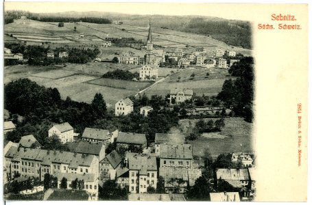 02854-Sebnitz-1903-Blick über Sebnitz-Brück & Sohn Kunstverlag