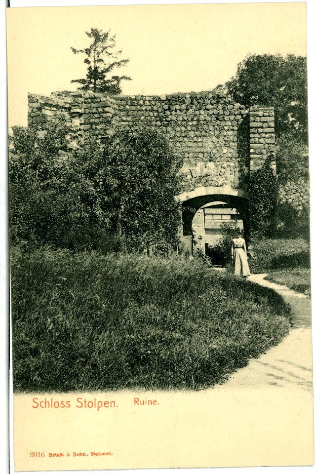 03016-Stolpen-1903-Ruine-Brück & Sohn Kunstverlag