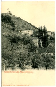 02831-Kötzschenbroda-1903-Niederlößnitz und Blick zur Friedensburg-Brück & Sohn Kunstverlag
