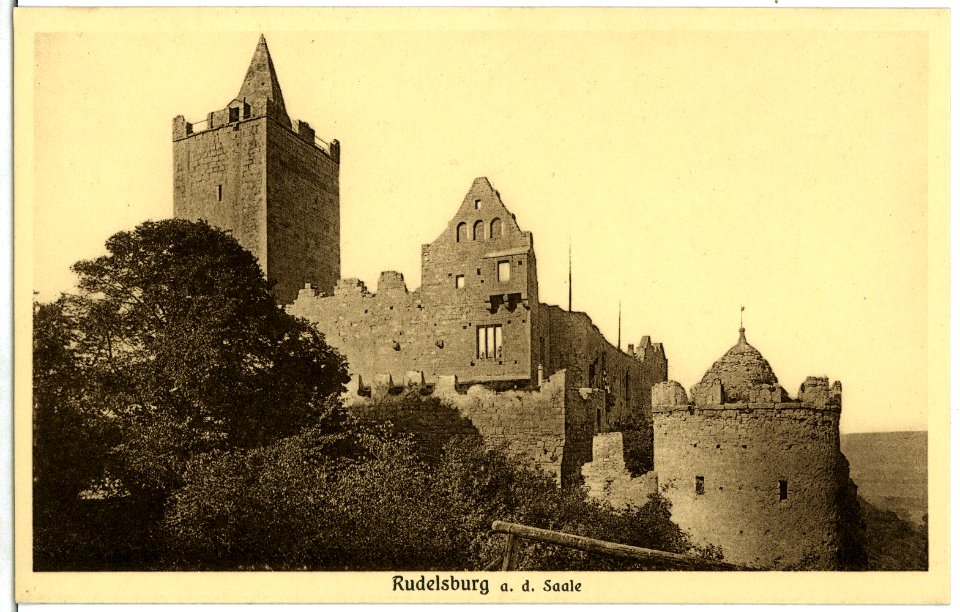 03078-Rudelsburg-Kösen-1903-Burgruine-Brück & Sohn Kunstverlag