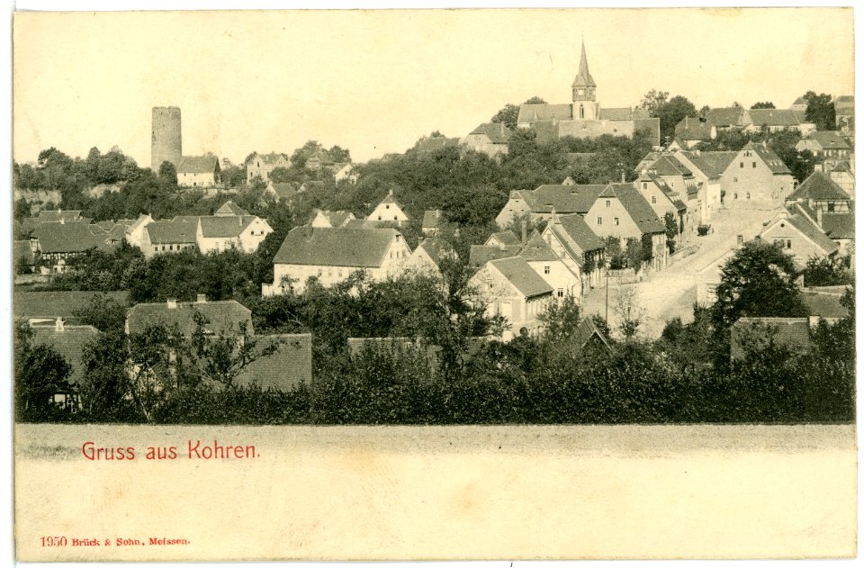 01950-Kohren-1901-Blick auf Kohren-Brück & Sohn Kunstverlag