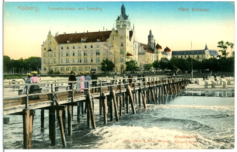 01886-Kolberg-1901-Strandschloß-Brück & Sohn Kunstverlag