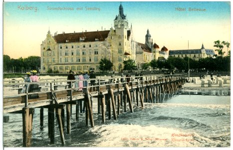 01886-Kolberg-1901-Strandschloß-Brück & Sohn Kunstverlag