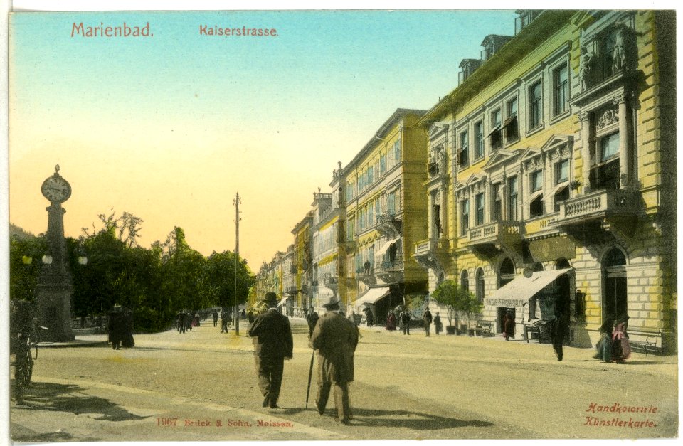 01967-Marienbad-1901-Kaiserstraße-Brück & Sohn Kunstverlag