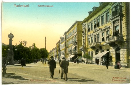 01967-Marienbad-1901-Kaiserstraße-Brück & Sohn Kunstverlag