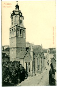 03056-Meißen-1903-Stadtkirche-Brück & Sohn Kunstverlag