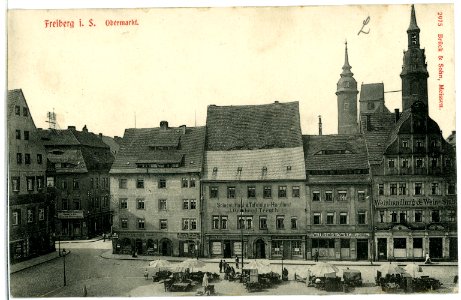 02975-Freiberg-1903-Obermarkt-Brück & Sohn Kunstverlag
