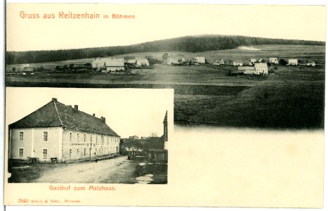02843-Reitzenhain-1903-Dorf und Gasthof zum Malzhaus-Brück & Sohn Kunstverlag
