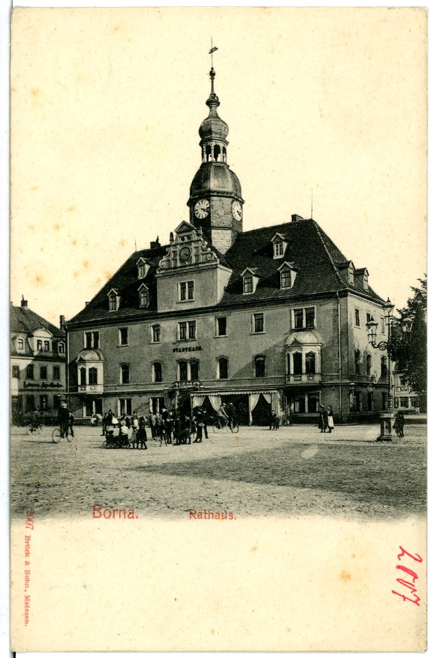 02007-Borna-1901-Rathaus-Brück & Sohn Kunstverlag