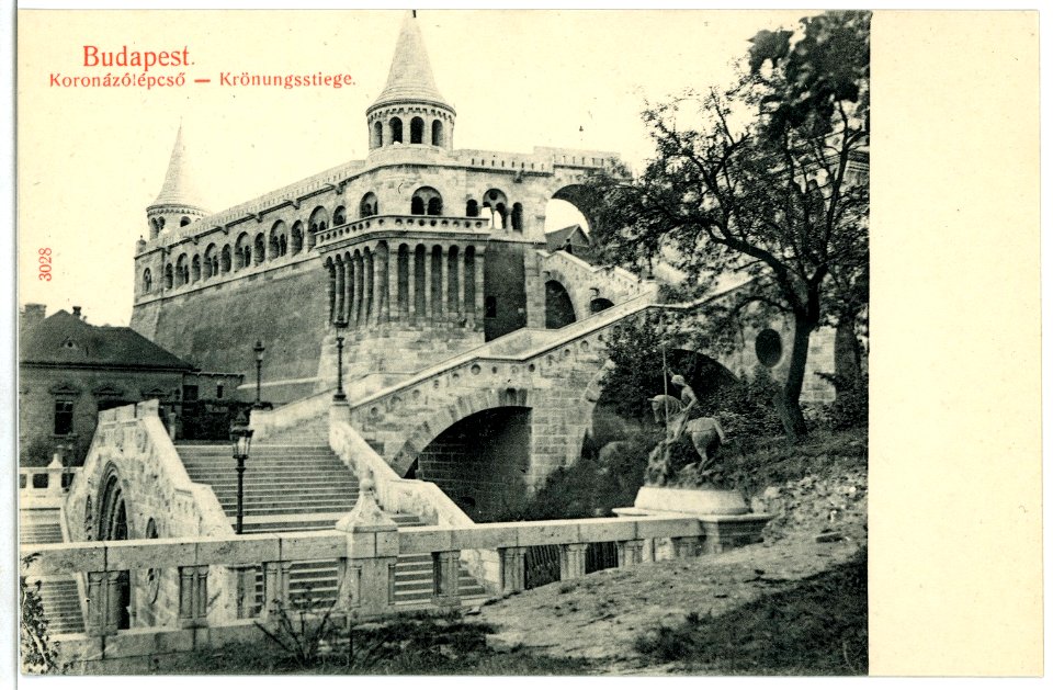 03028-Budapest-1903-Krönungsstiege-Brück & Sohn Kunstverlag