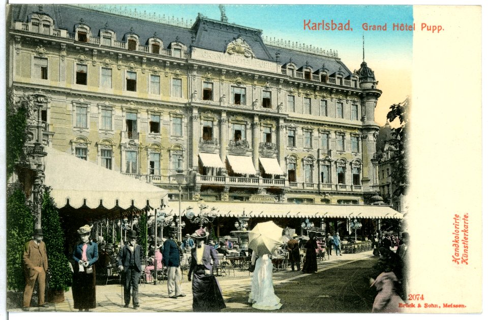 02074-Karlsbad-1901-Grand Hotel Pupp-Brück & Sohn Kunstverlag