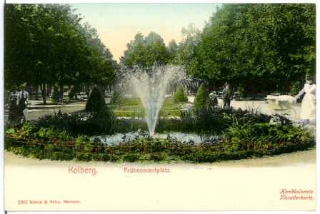 02087-Kolberg-1901-Frühkonzertplatz-Brück & Sohn Kunstverlag
