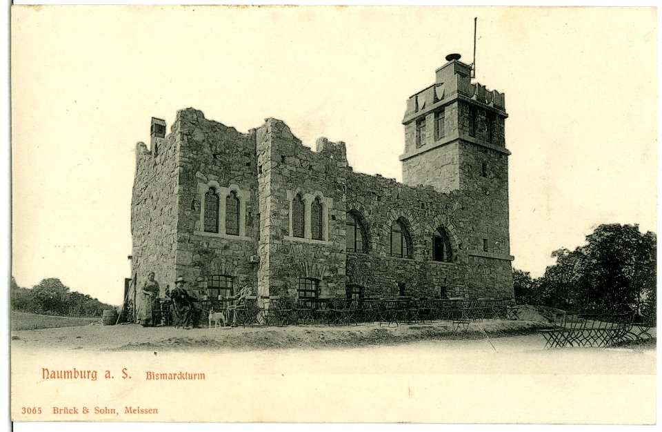 03065-Naumburg-1903-Bismarkturm-Brück & Sohn Kunstverlag