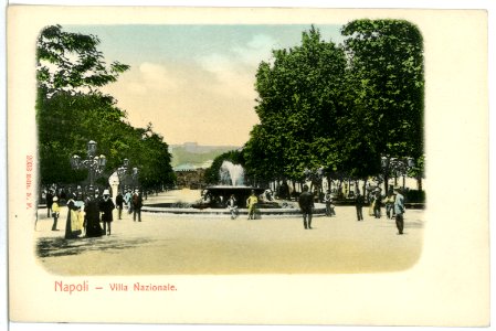 02033-Napoli-1901-Villa Nationale-Brück & Sohn Kunstverlag